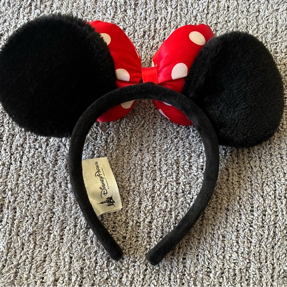 Disney Parks Original Minnie Mouse fuzzy ears - Picture 2 of 3